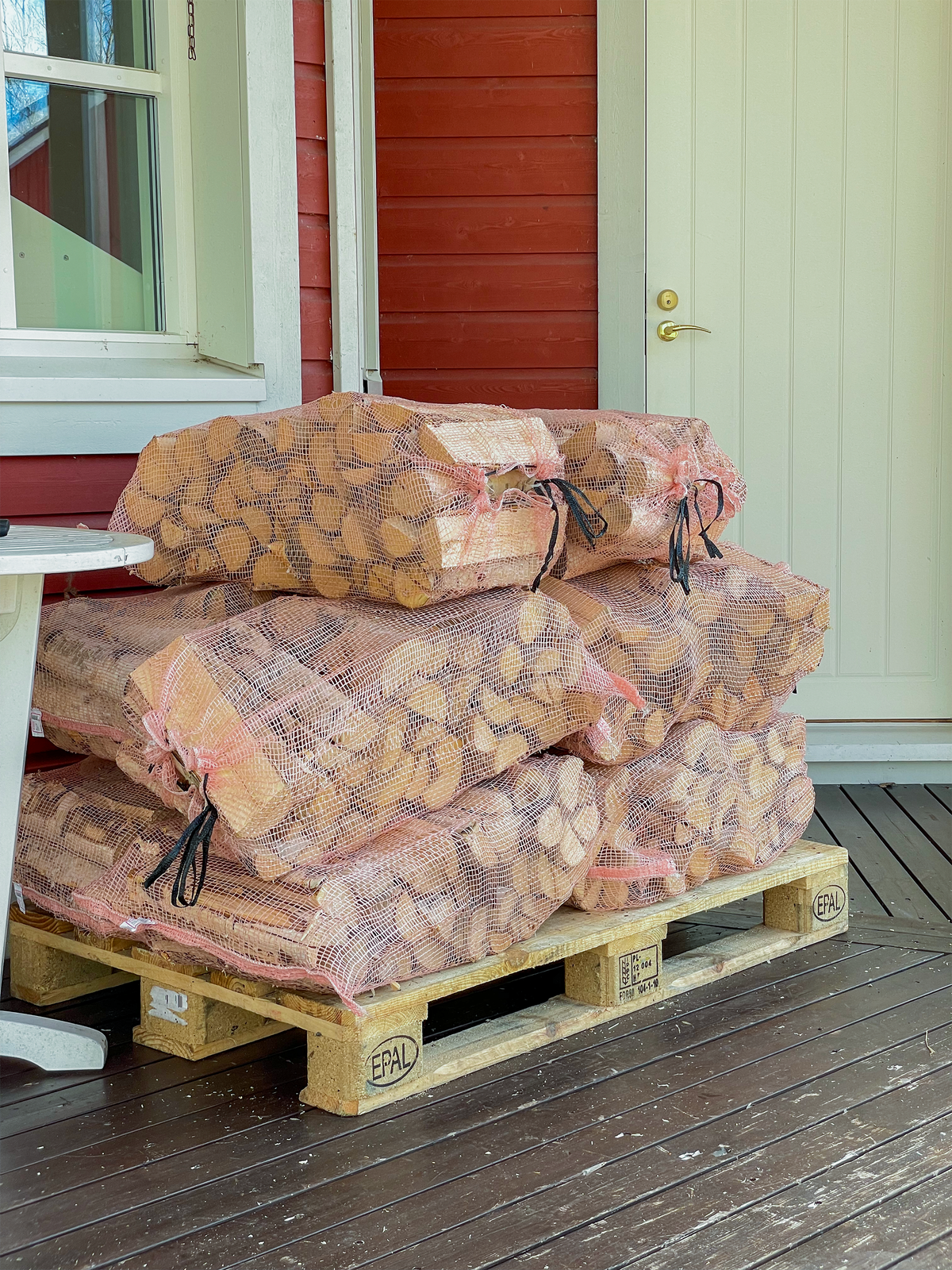 Koivuklapi 30cm 60l klapisäkki 10kpl